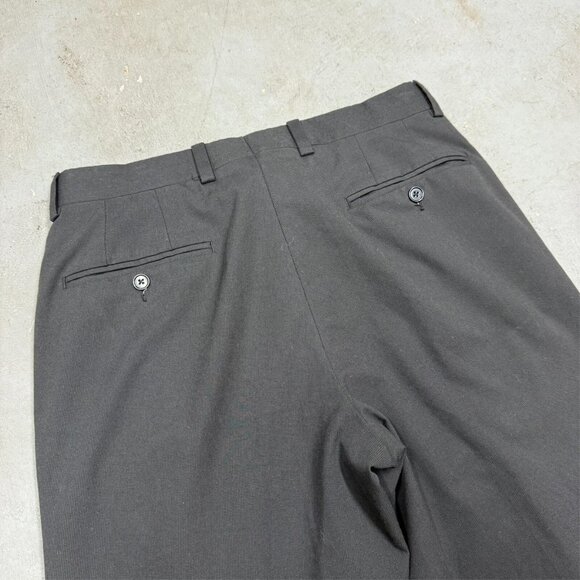 Jack Victor Harvard Corduroy Dress Pants Black Stretch 32x28 - Picture 8 of 8